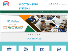 Tablet Screenshot of indotechsys.com